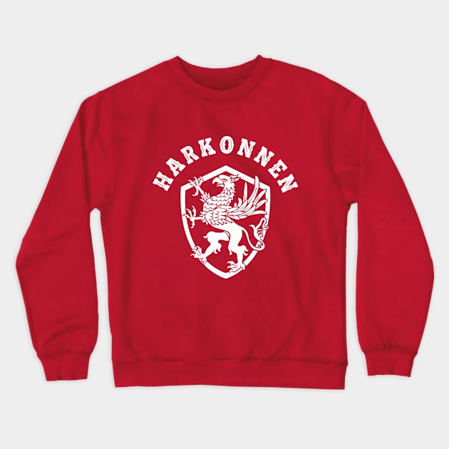 Harkonnen (White) Crewneck Sweatshirt by VanHand